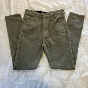 C'Est Toi | Black Label High Waist Corduroy Skinny Jeans NWT | Size 28